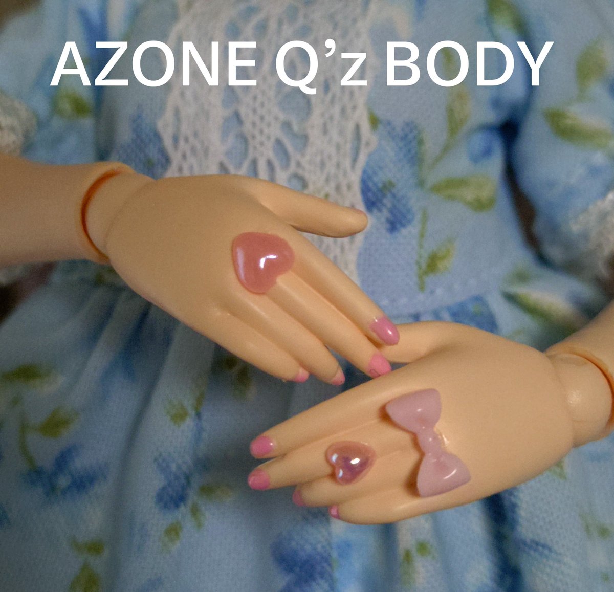 milk_Cardia's tweet photo. AZONE Q’z BODYとピコニーモPのハンドネイルをしてみました！
貼り付けてあるパーツが取れにくい様にできたら販売を検討します。
#ハンドメイド #ドール
#ハンドネイル 
#ピコニーモP https://t.co/0PV1gQBZDD