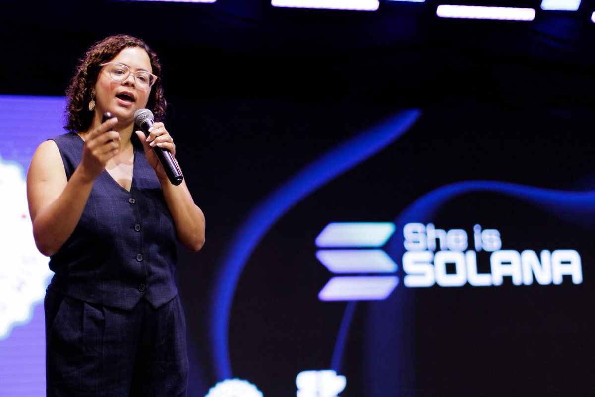 SuperteamBR's tweet photo. This Saturday, Superteam Brasil and She Is Solana landed in João Pessoa!

Together with Mulher Tech Sim Senhor, we combined online workshops, an in-person meetup and a live talk during the event, introducing the Solana ecosystem to 400+ women in Brazil.

Also a big thanks to @shefibrasil for all the support.

More women learning, connecting and building on Solana.