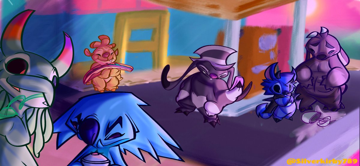 SilverKirby789's tweet photo. FANKID MASS ATTACK on 💥@AngoraRam @Xenon523 @wundershrimp @OPrimeEdits0000 @HoodierObsessed and @/Starsoultraveler💥

#lastwt | #liloandstitch | #fankids | #artfight2026 | #TEAMCOMEDY | #MassAttack https://t.co/dSyGztmAA3