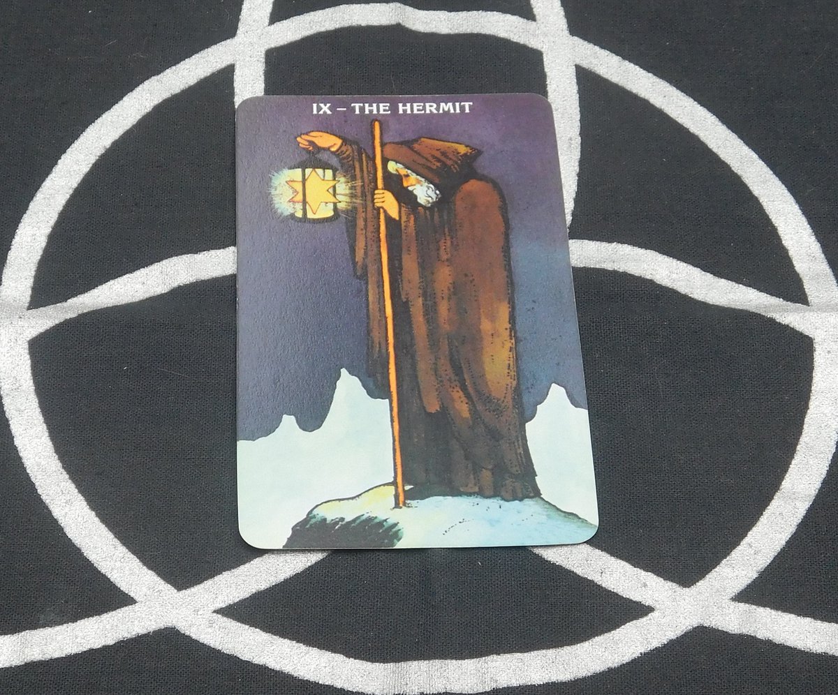 revheydi's tweet photo. IX .The Hermit..EL Hermitage .
Rev Heydi Tarot. https://t.co/tQoKBJ5QOP