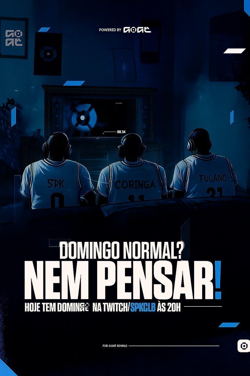 G0ATgg's tweet photo. DOMINGO É COMO MANDA O MANUAL: DIA DE #DOMINGOAT!

JÁ VEM COM A GENTE AGORA NA TWITCH (link nos comentários) https://t.co/b0dE7fm5qO