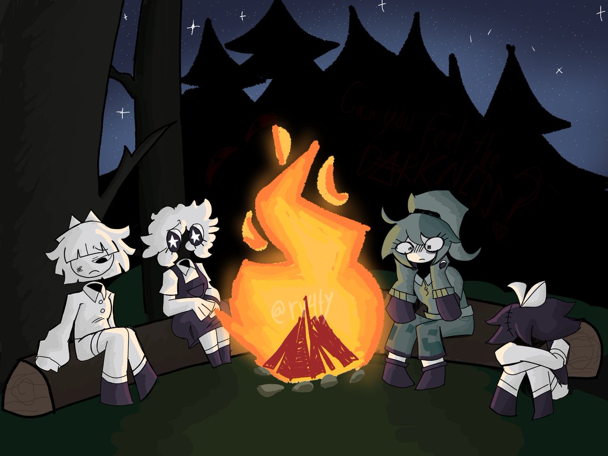 rv4ty's tweet photo. Campfire

#fundamentalpapereducation #fpe #fpearts #clairefpe #lanafpe #bubblefpe #abbiefpe #fanart https://t.co/Sa59XXwWJb