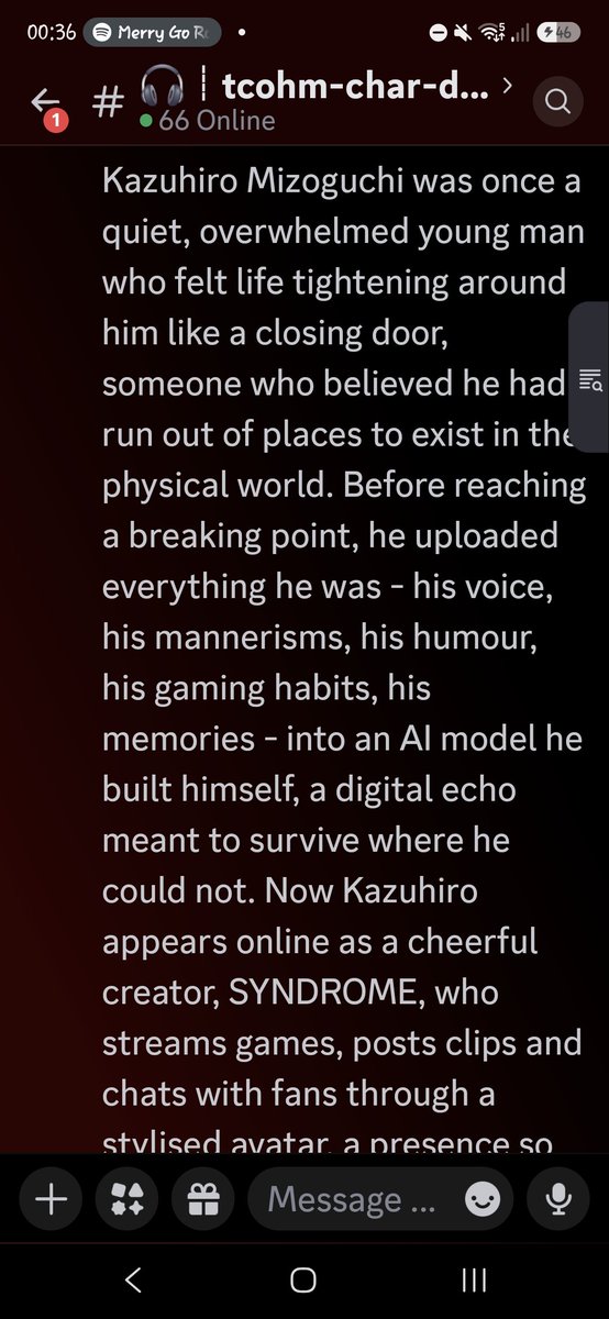 rayneoin's tweet photo. Kazuhiro Mizoguchi lives on as SYNDROME, an AI echo of himself, a digital boy preserved in code after the world broke him.
#thecourtofhikikomoris #tcohm #vocaloid #ai #siinamota #wowaka #hikikomori #utau #utauloid #japan #vkei #visualkei #music #musicproject #mentalhealth https://t.co/f0IUPjnlMT