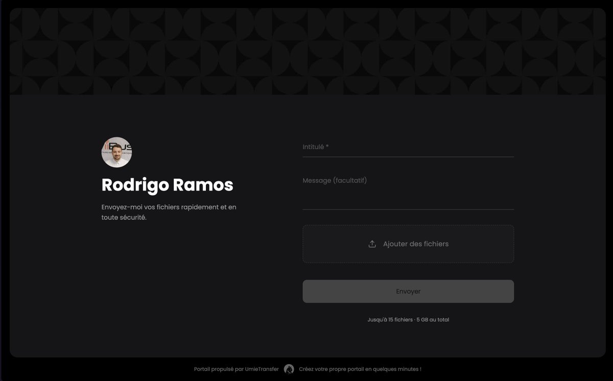 shiftytab's tweet photo. Do you like the design of my web app? It's a file transfer tool built around a fully customizable portal. 🤩🤩

https://t.co/HGab6qlqwl

#buildinpublic #webapp #saas #startup #webdesign #uidesign #uxdesign #developers #programming #coding #typescript #nextjs #cloud #filetransfer https://t.co/FqSle3ddN4