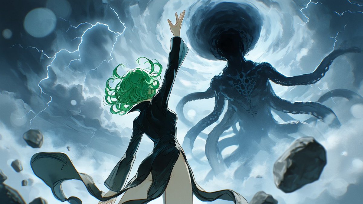 k00reinn's tweet photo. If I’m getting launched into the stratosphere, at least the view is S-Class. 🫪

Tatsumaki | 竜巻

SFW illustration, no nudity, no suggestive intent.
#AIart #AIイラスト https://t.co/D9DApIcO6K