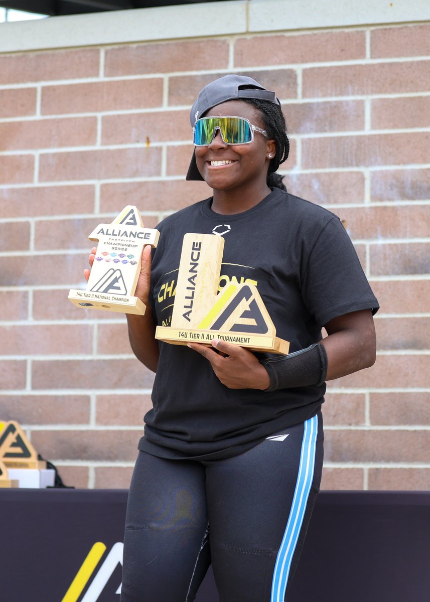 BombersGoldSETX's tweet photo. AFCS National Tournament Honors
Danielle "Dani" Jones - 3B/MIF
🌟Earned All Tournament Team
🌟Crushed 2 homeruns during the week
🌟Led the team with 25 hits; 9 Singles, 12 Doubles, and 2 triples.
@DJones_Softball @bombers_academy https://t.co/1LHm7nXdHj