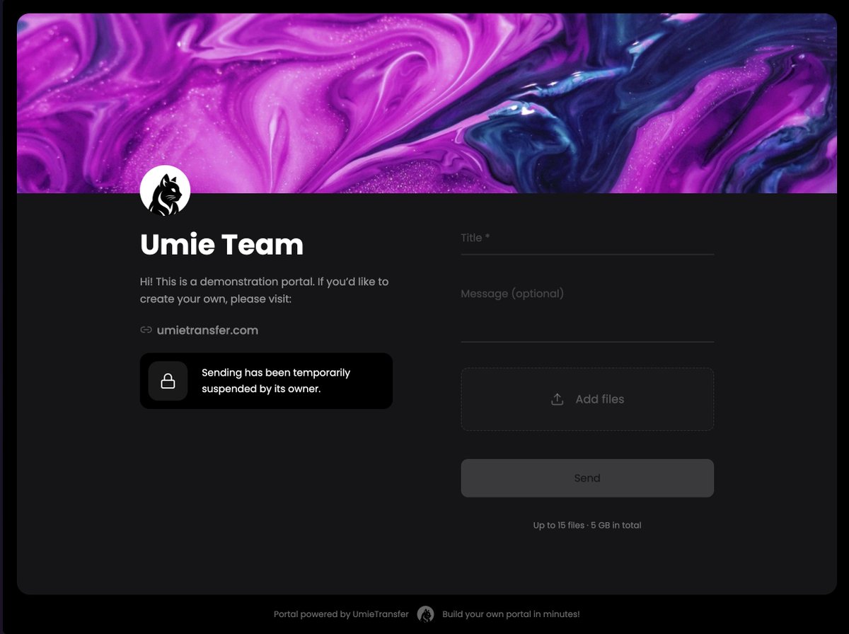 shiftytab's tweet photo. Do you like the design of my web app? It's a file transfer tool built around a fully customizable portal. 🤩🤩

https://t.co/HGab6qlqwl

#buildinpublic #webapp #saas #startup #webdesign #uidesign #uxdesign #developers #programming #coding #typescript #nextjs #cloud #filetransfer https://t.co/FqSle3ddN4
