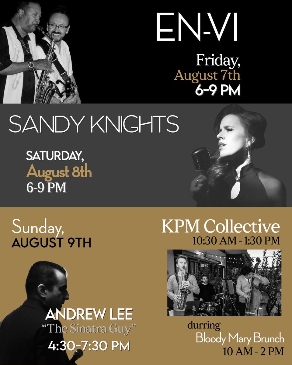 vegasdistillery's tweet photo. Live music all weekend at Las Vegas Distillery! Friday: EN-VI • Saturday: Sandy Knights • Sunday: Bloody Mary Brunch (10–2) with KPM Collective (10:30–1:30), followed by Andrew Lee "The Sinatra Guy" (4:30–7:30). Handcrafted cocktails and classic Vegas vibes all weekend. https://t.co/kOJ5yvOpAR