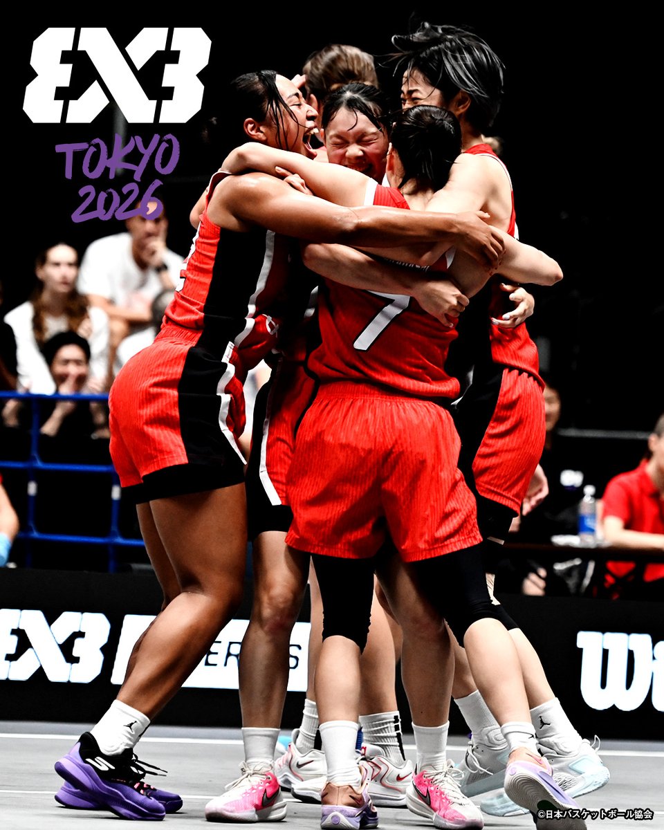JAPAN_JBA's tweet photo. #AkatsukiJapan 3x3女子日本代表
🔥FIBA 3x3ウィメンズシリーズ2026 #3x3WS
🗼東京STOP🗼DAY2レポート
📝「毎試合毎試合挫折し、その度に成長していくことを繰り返しています」野口さくら選手
https://t.co/qQhV18z6Rt

🎤前田有香ヘッドコーチ
「お客さんの声援が力になりました。日本代表はもちろん、三菱電機や桂（葵）選手のNeftchi SOCAR、TAKASAKIも同じです。みんなが一生懸命取り組んできた3×3を、日本の皆さんに見せたいという選手たちの思いが伝わったからこそ、会場に来た皆さんが応援してくれるとても良い大会でした」

🏀NEXT HOME GAME🏀
🍝高崎STOP
🎫チケット情報👉 https://t.co/yF8jxJAVwp
🗓️8月29日(土)-30日(日)
📍高崎アリーナ
🎌日本人選手出場チーム
3x3女子日本代表
3x3女子U24日本代表
TAKASAKI（FLOWLISH GUNMA）
三菱電機
Neftchi SOCAR

@jba3x3Official
#バスケ #日本一丸
@fiba3x3 @fiba3x3w