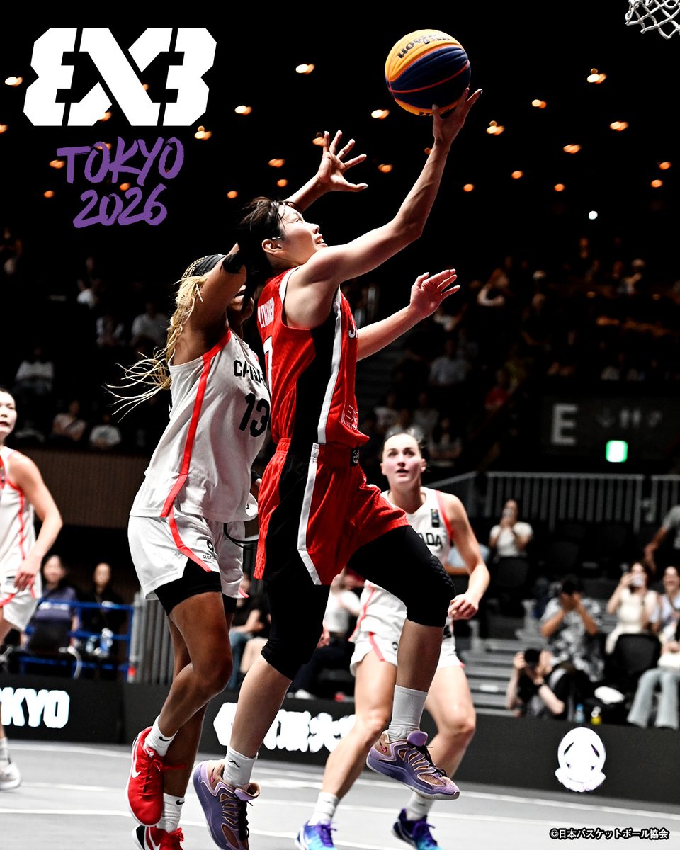 JAPAN_JBA's tweet photo. #AkatsukiJapan 3x3女子日本代表
🔥FIBA 3x3ウィメンズシリーズ2026 #3x3WS
🗼東京STOP🗼DAY2レポート
📝「毎試合毎試合挫折し、その度に成長していくことを繰り返しています」野口さくら選手
https://t.co/qQhV18z6Rt

🎤前田有香ヘッドコーチ
「お客さんの声援が力になりました。日本代表はもちろん、三菱電機や桂（葵）選手のNeftchi SOCAR、TAKASAKIも同じです。みんなが一生懸命取り組んできた3×3を、日本の皆さんに見せたいという選手たちの思いが伝わったからこそ、会場に来た皆さんが応援してくれるとても良い大会でした」

🏀NEXT HOME GAME🏀
🍝高崎STOP
🎫チケット情報👉 https://t.co/yF8jxJAVwp
🗓️8月29日(土)-30日(日)
📍高崎アリーナ
🎌日本人選手出場チーム
3x3女子日本代表
3x3女子U24日本代表
TAKASAKI（FLOWLISH GUNMA）
三菱電機
Neftchi SOCAR

@jba3x3Official
#バスケ #日本一丸
@fiba3x3 @fiba3x3w