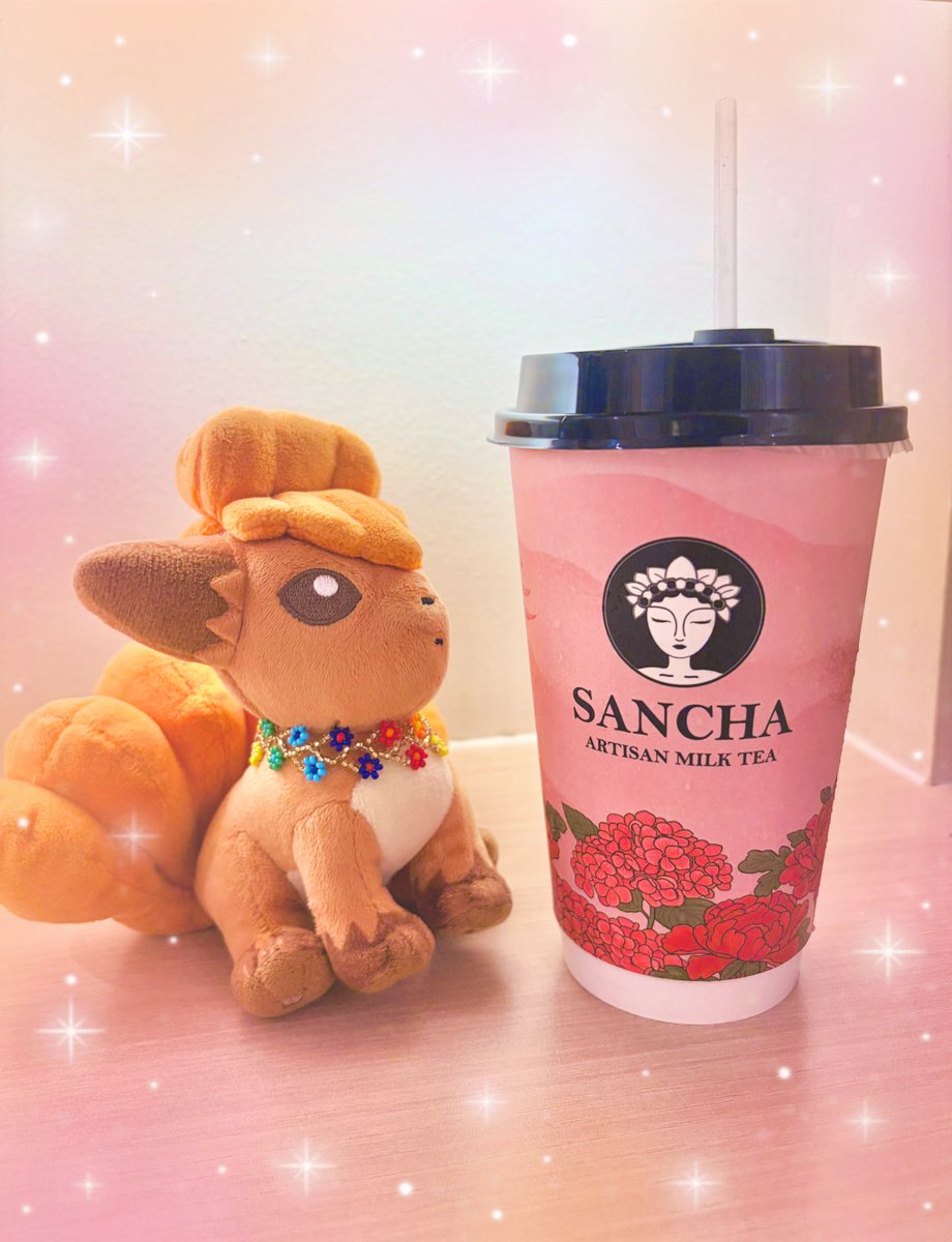 Mariarokon's tweet photo. インドネシアで人気のSANCHA❤︎
ローズミルクティーがおいしすぎたよ🥹🥀♡✨

#sancha #indonesia
#ポケぬい #ぬい活 #ぬい撮り https://t.co/5hlAmdompY