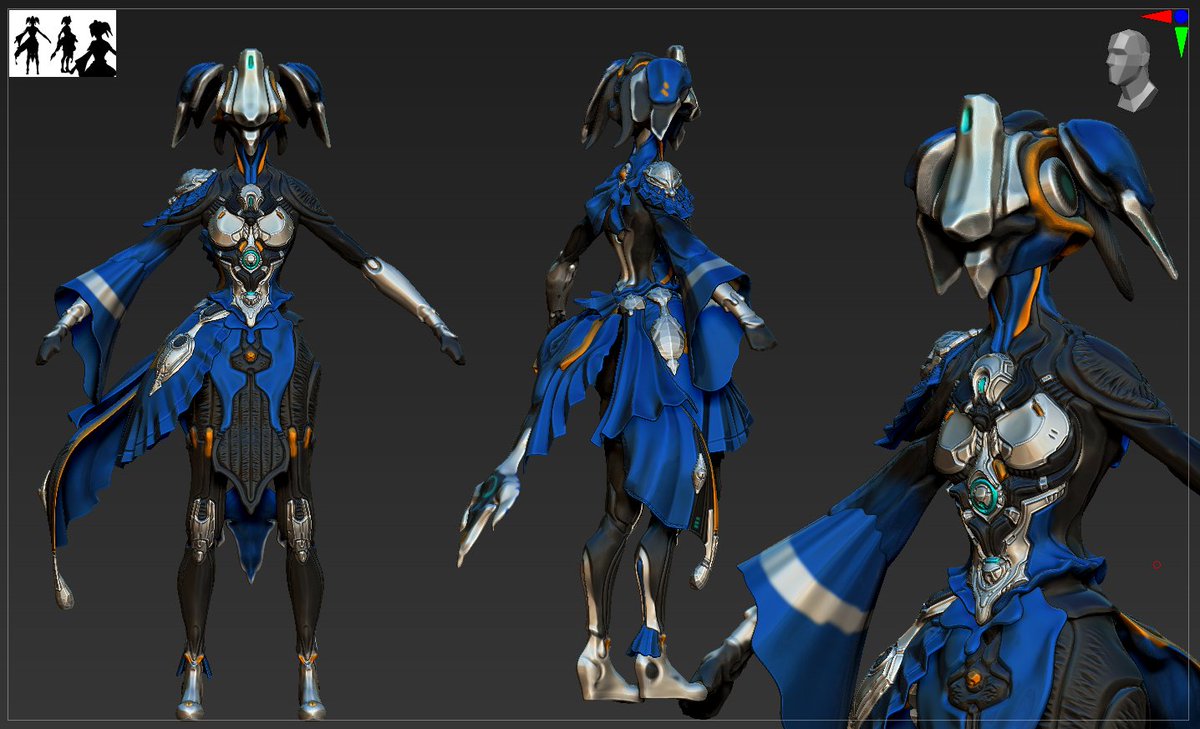 BlazingCobalt's tweet photo. yareli update 

#warframe #tennogen https://t.co/COGLNfsusX