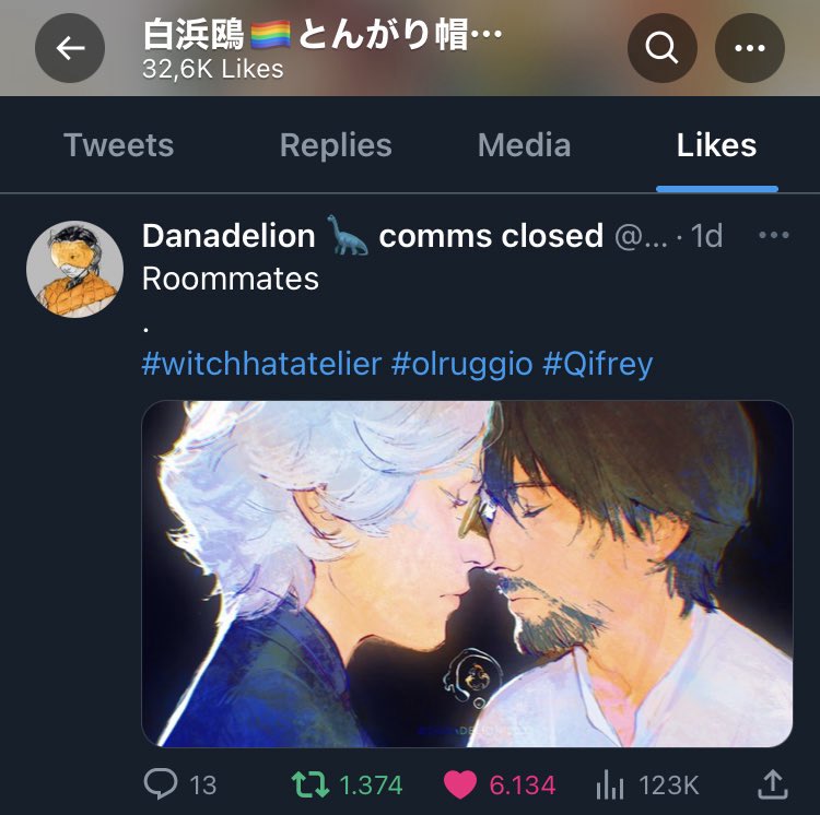 B0KVT0's tweet photo. “Implied to be gay” baby I got a whole catalogue of Shirahama liking orufrey fanart herself, what other proof do you need 😭 https://t.co/wjftHnDZCx