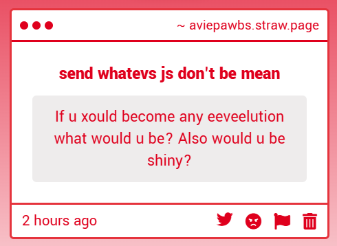 averypawbs's tweet photo. I'd become a shiny sylveon :3 https://t.co/1tcABP5osN
