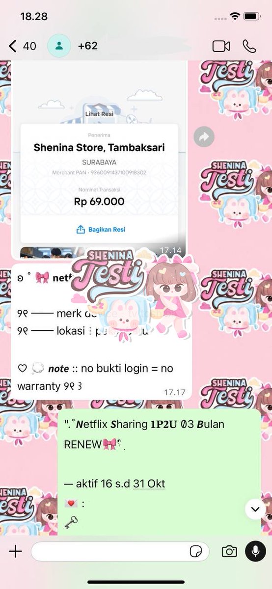 ovalests's tweet photo. ʚ ˚ 🎀 𝘀𝗵𝗲𝗻𝗶𝗻𝗮 𝘁𝗲𝘀𝘁𝗶 ! ◎ 🐇 . .  

    ୨୧ ───── ⋆🎀⋆ mangotv share svip 1b
    ୨୧ ───── ⋆🎀⋆ netf share 2u3b https://t.co/b9gaY8wRyA