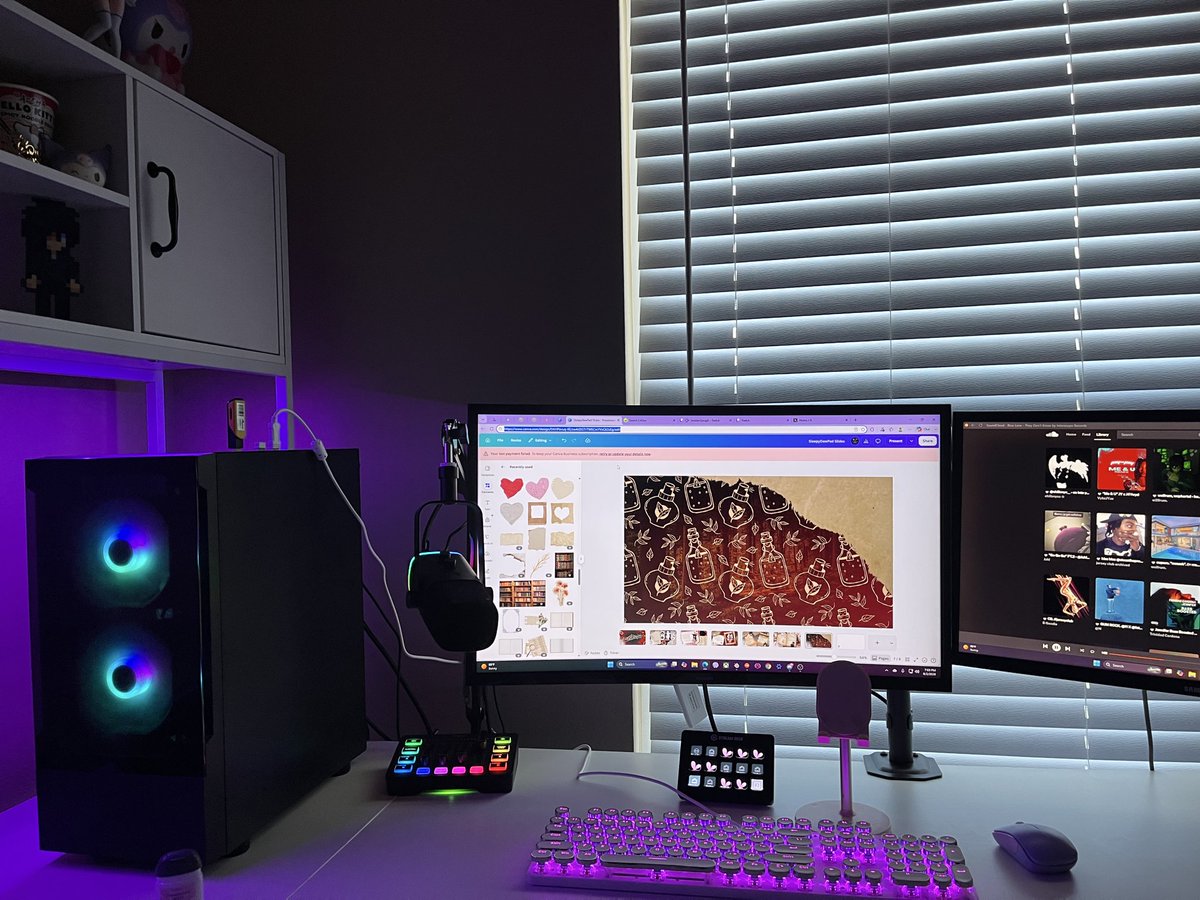 NiaNightshade's tweet photo. whats been keeping me away i will be back tmr so stayed toon for stream
#newsetup https://t.co/lsIcDvWZgy