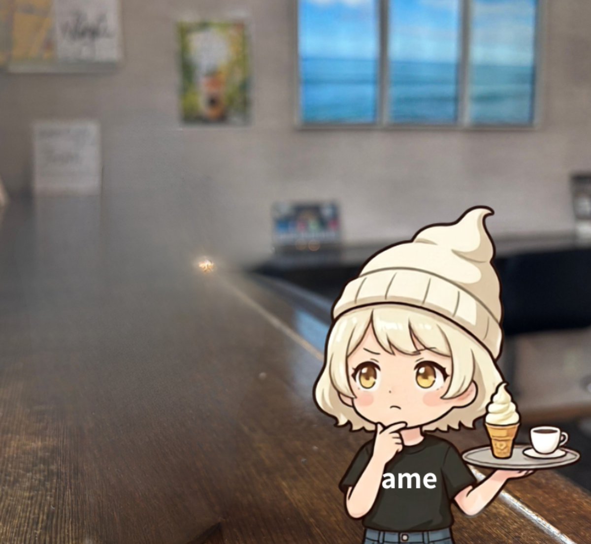 ameCafe2's tweet photo. おはようございます！まだ梅雨は明けてません。今日は定休日ですが、和のメニュー表作り、アムちゃんデザイン制作、わらび餅作りなど、これから新商品が8商品増えます。イベント商品も新たに作るかな🤔 https://t.co/WZsuwbu84Y