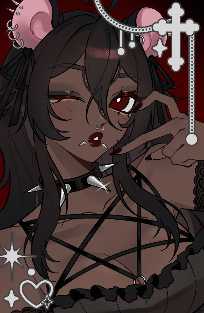 lilithscxlt's tweet photo. You wouldn’t hurt me would you my little ratties ~ 🐀🫀

🎨: @elllerio https://t.co/g11x4TSajb