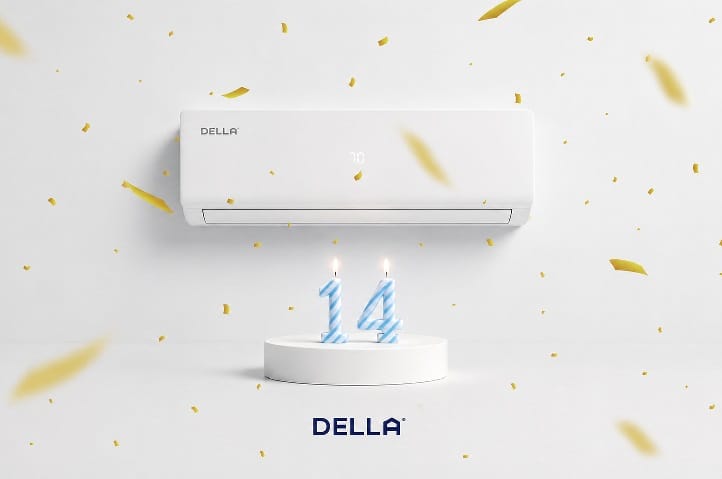 WilayahMy's tweet photo. DELLA Marks 14th Anniversary With Customer Rewards and New Home Comfort Selection Platform https://t.co/uHxJRzuSRq #DELLAAnniversary #CustomerAppreciation #HomeComfort #ACSystems #MiniSplit https://t.co/j39wBbLs8s
