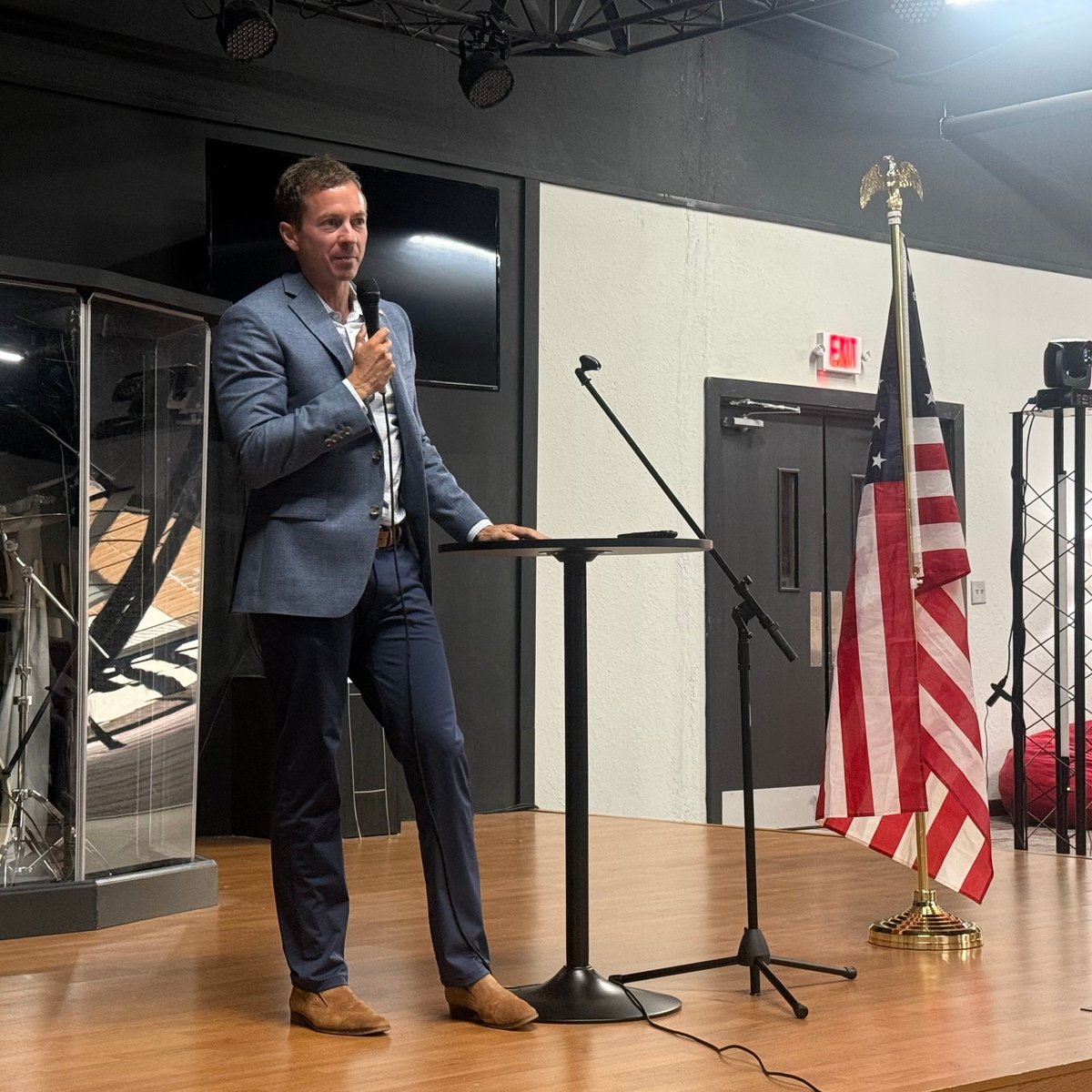 DolezalForGA's tweet photo. Had a great time speaking to the Gwinnett County GOP yesterday.

Lower costs, better schools, and high-paying jobs right here in Georgia.

That’s what I’ll deliver as Lt. Governor. Georgia’s best days are ahead. https://t.co/Dp5XYraVVK