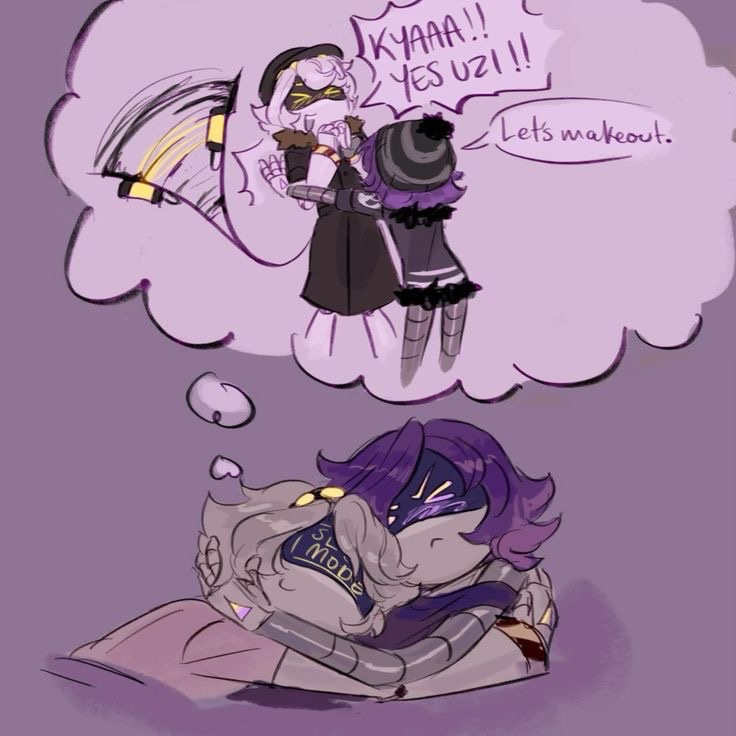 lennydevo's tweet photo. Uzi daydreams about a romantic moment with N while cuddling him in reality.
.
#MurderDrone #SerialDesignationN #Uzi https://t.co/R0E79mmG4n