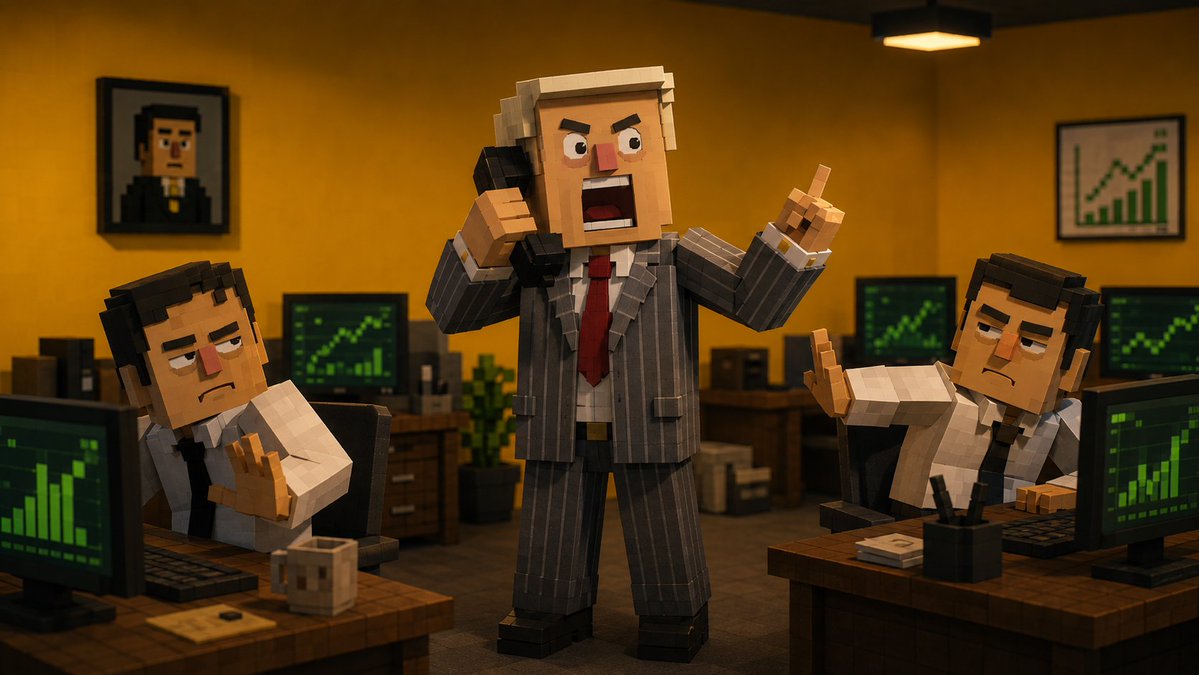 PlayFiredTycoon's tweet photo. Pinstripe, red tie, and phone voice you can hear through two floors.

He has closed nothing this week. He has told everyone about it anyway.

Sits at Analyst rank, calls himself Managing Director in DMs. https://t.co/gTFOhTuhzV