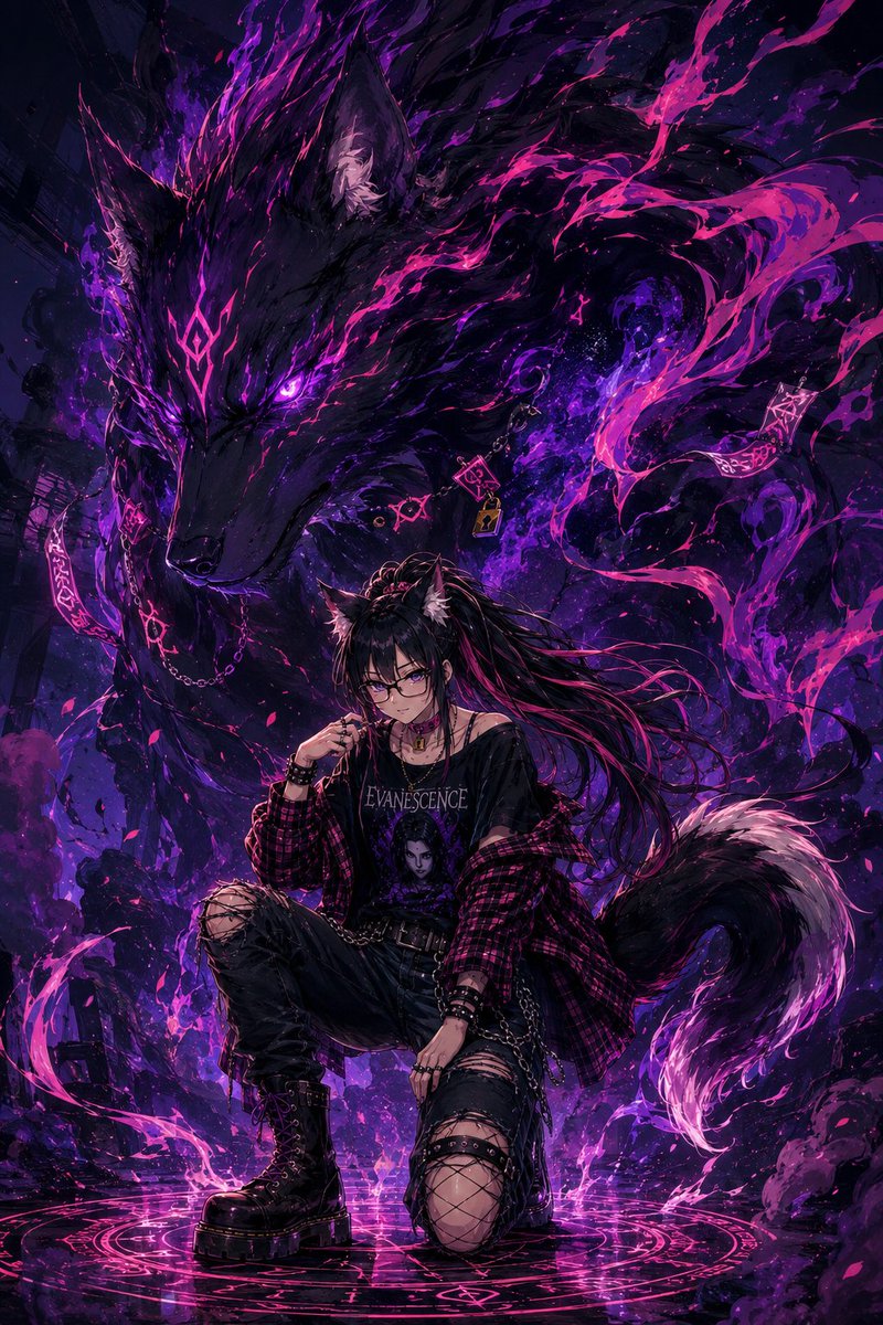 NovaNekura's tweet photo. Nova and her Kudan

Ive been watching Tsubasa Reservoir Chronicles and it inspired this prompt. https://t.co/qbpt42vDr6