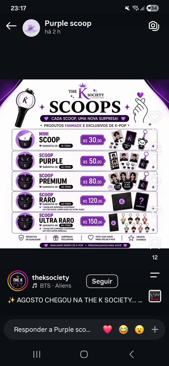 _visapphire's tweet photo. ARMYS venho pedir ajuda para outra Army artista
Uma amiga esta sofrendo plágio no Instagram onde outra conta está copiando suas artes
Ajudem por favor a denunciar
Conta da minha amiga:  purplescoop_bangtan/
Conta para denunciar: theksociety/

#BTS #BTS_ARİRANG https://t.co/et7uiTYCg0