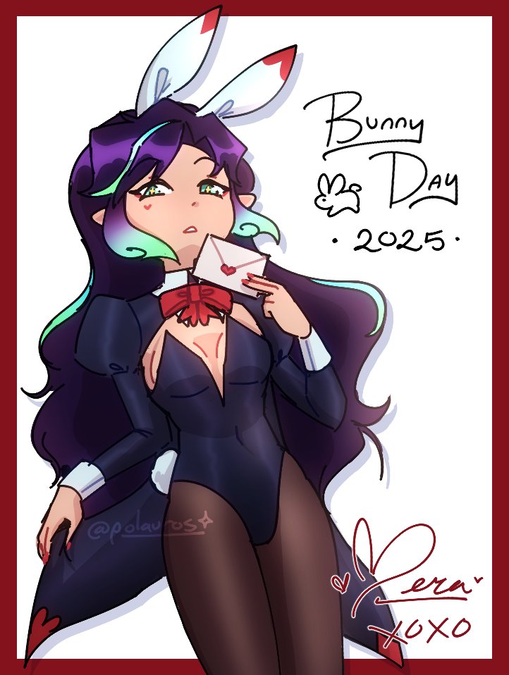 polauros's tweet photo. Didn't have energy for a bunny day art this year so reposting the one I did last year 💕🐇💌 https://t.co/GUMLCJBYi6