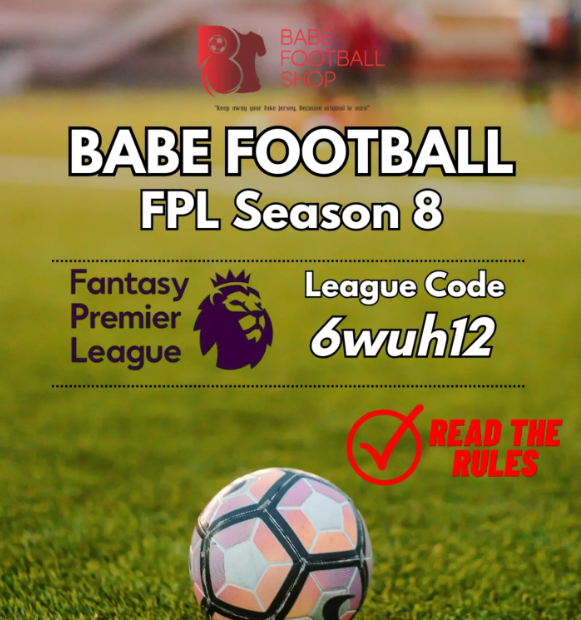 pisangij01's tweet photo. 35. BABE FOOTBALL FPL SEASON 8

✅Terverifikasi
🏆 juara1 jersey original, juara2 merchandise original, juara3 sampai 7 voucher 100rb masing2

1 akun 1 peserta, dilarang ternak akun. like postingannya, follow 3 akun, komen nama tim + manajer + tag 2 teman
kode liga ada di postingan aslinya

⏰ tutup pas gw3
⚠️ ongkir hadiah ditanggung pemenang, bukan admin

https://t.co/tDGdvtwSfs