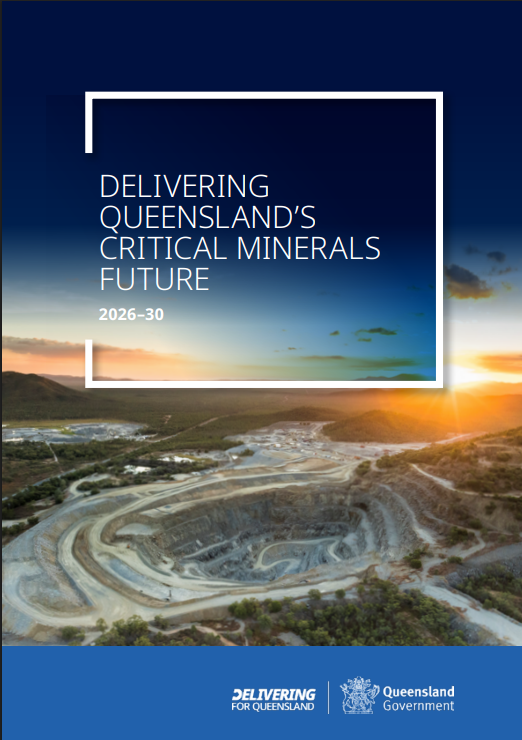 EQResourcesASX's tweet photo. @QldGov has released Delivering Queensland’s Critical Minerals Future 2026–30.

EQR is pleased to be included, with Mt Carbine recognised as part of the State’s broader critical minerals landscape.

Read: https://t.co/OmhuqeYl6W

$EQRASX #EQR #Tungsten #CriticalMinerals #QueenslandMining
