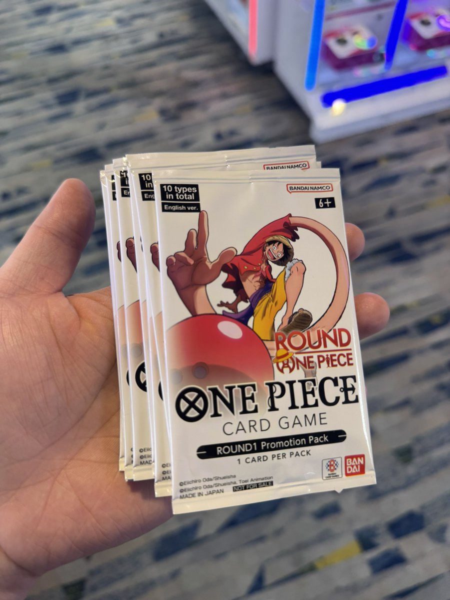 klivio2's tweet photo. i was selected in round 1’s x optcg wave 2!! was able to pick up my cards the day after my birthday! 🏴‍☠️

unfortunately wasn’t able to get the entire crew, but im happy!! https://t.co/zhGHigbgYZ