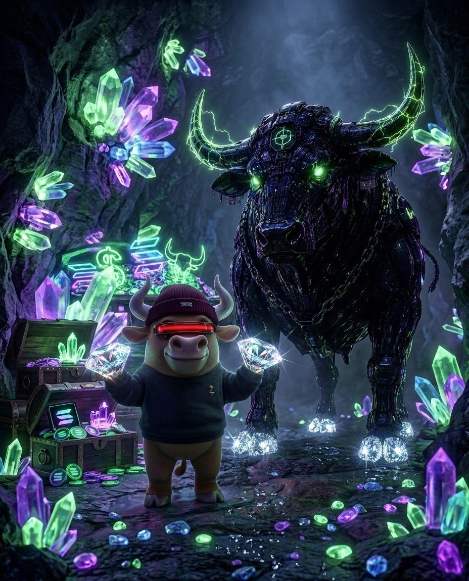 JMDarkSide6's tweet photo. “La Cueva del Toro Tecnológico” 🐂💎⚡  

Hay fotos que no son solo fotos… son mensajes.  
Y esta escena lo dice todo: el ecosistema está vivo, creciendo y brillando más fuerte que nunca.

Entre tesoros, diamantes y energía futurista, hay algo que destaca más que cualquier cristal:  
La visión del Bullpen y el poder del $ANSEM.

Mientras todos buscan oro, nosotros estamos construyendo tecnología, comunidad y cultura.  
Mientras otros siguen tendencias, nosotros estamos creando un movimiento.  
Y cada día, cada vela, cada subida, demuestra que estamos en el camino correcto.

El toro no carga diamantes…  
Carga responsabilidad, liderazgo y futuro.  
Y detrás de él, el ecosistema entero rugiendo con fuerza.

Esto no es suerte.  
Esto es $ANSEM.  
Esto es Bullpen.  
Esto es la comunidad más fuerte del mundo cripto.

🐂🀄️  

ansem #cryptolatino #theblackbull #eltoronegro #crypto