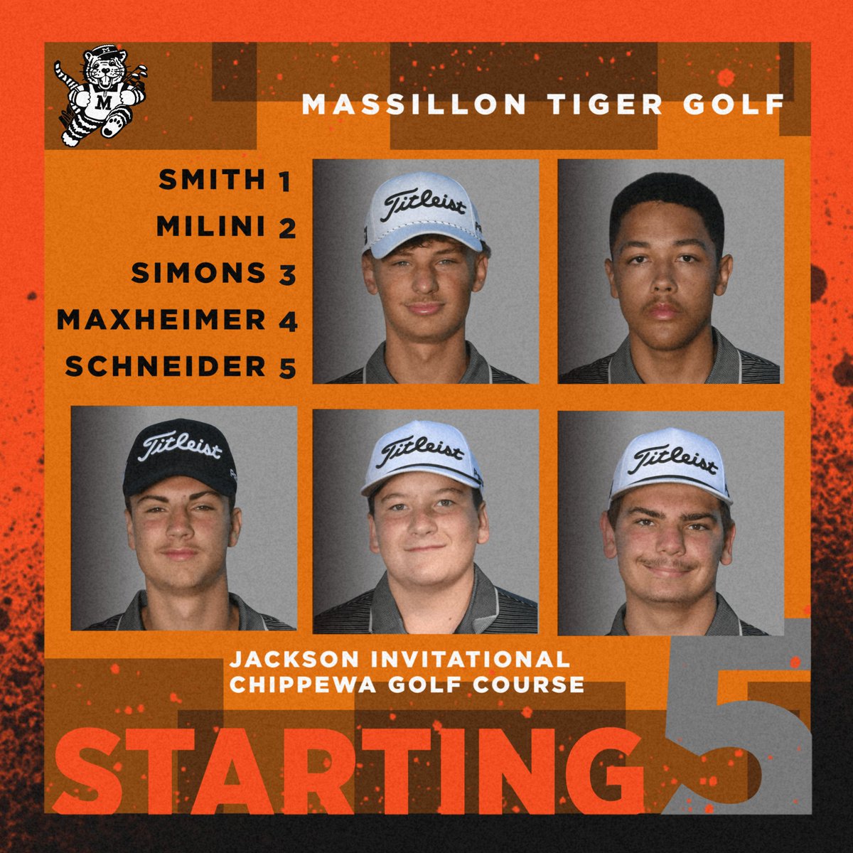 MTigerBGolf's tweet photo. The Tigers start the 2026 season tomorrow with the Jackson Invitational at Chippewa Golf Course. @MTigerAthletics @massillonschool @cam_smithgolf @ginom_16 @SimonsMaso16039 @CarterMaxheime1 @j_schneider09 https://t.co/bgmHu66vMx
