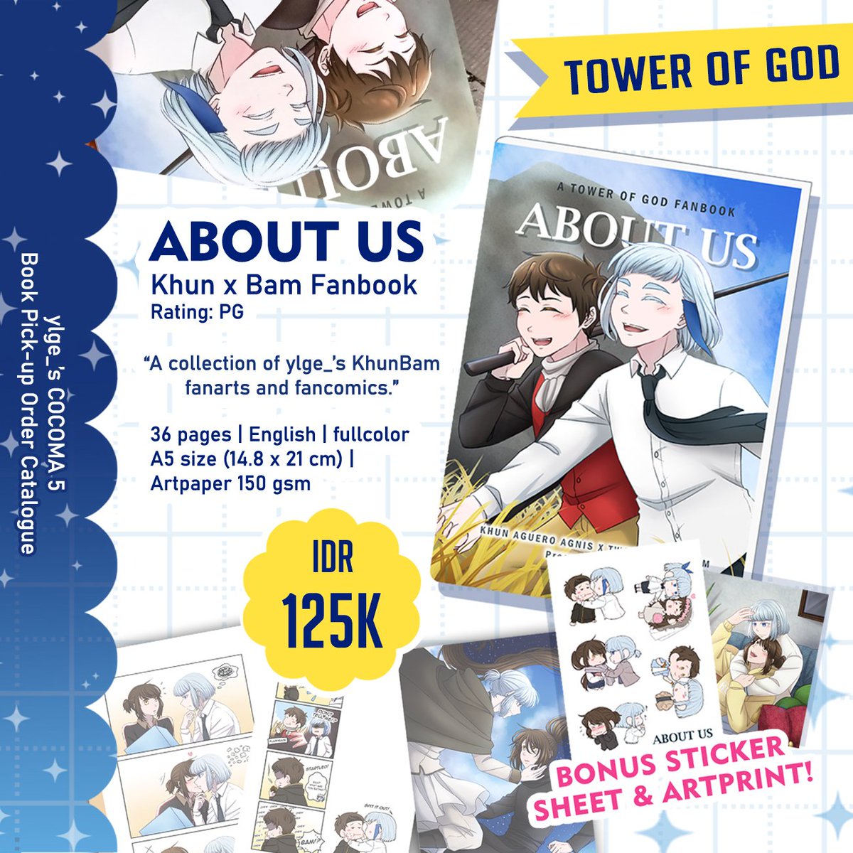 ylge_'s tweet photo. ❤️&amp;🔁 would be very much appreciated!

☀️ YOLE'S COCOMA 5 LOCAL BOOK PO ☀️

🗓️ Periode: 03 - 14 Aug 2026
✉️ Pick-up OTS (@Nemui_Circle ; booth B 25-26) DAY 1 ONLY
🇮🇩 Local order only!
🖼️ Tower of God
🔗 and sample pages  below

#cocoma5 #cocoma5catalogue https://t.co/wHX4Ac8gW8