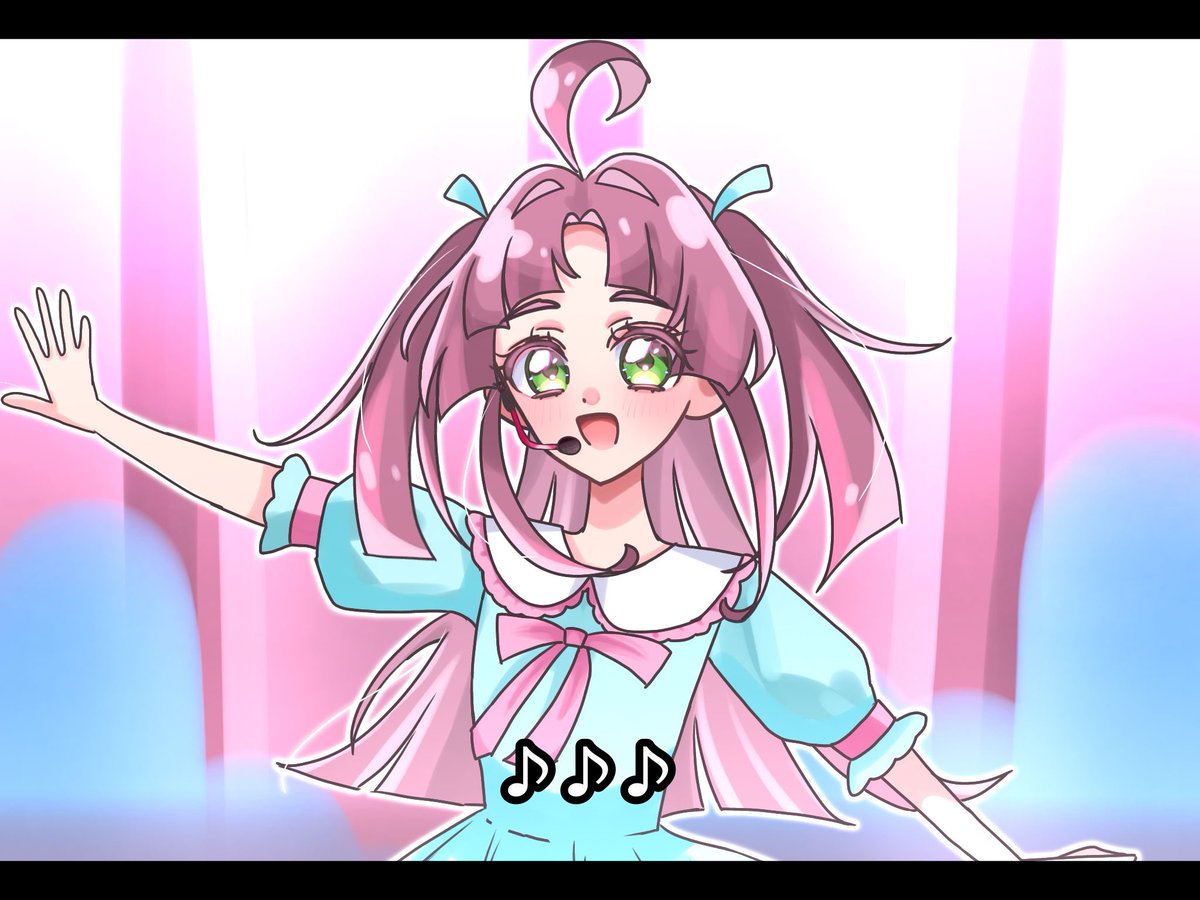 konnpeitou4i's tweet photo. あこがれセンチュリー好きすぎるので描きました💝
小林みくるさんにペンライトを振りたい
※衣装捏造

 #たんプリ  #Precure   #小林みくる https://t.co/5P1STDCK5Q