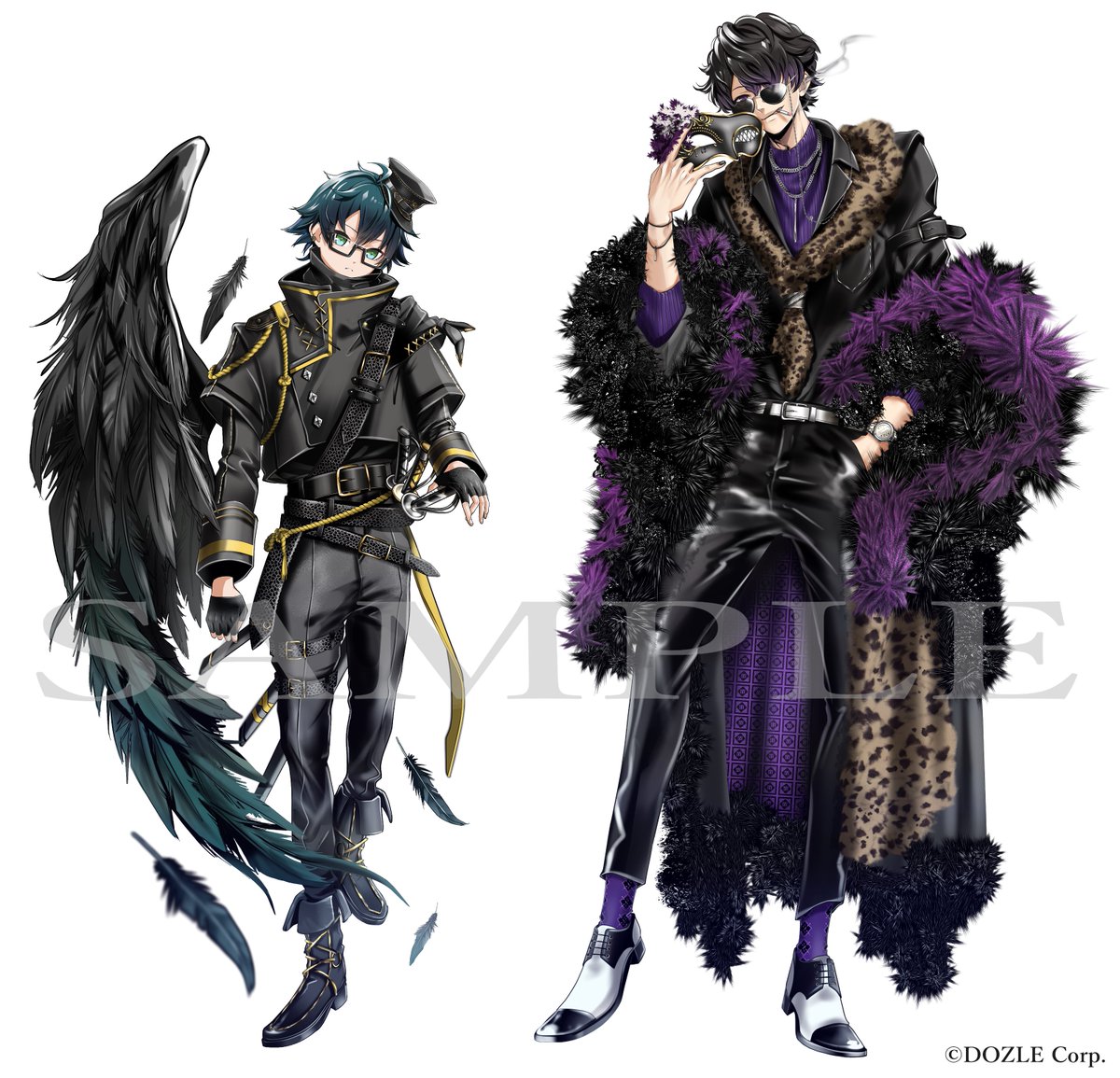 hotake6379's tweet photo. 【work】

改めまして
ドズル社（@dozle_official ）の皆様を
【DOZLE Corp. VILLAINS】ver.にて描かせて頂きました🐻‍❄️🎩

画像は4枚載せさせて頂きます。
※掲載許可頂いております。 https://t.co/9GHDnjCcWj