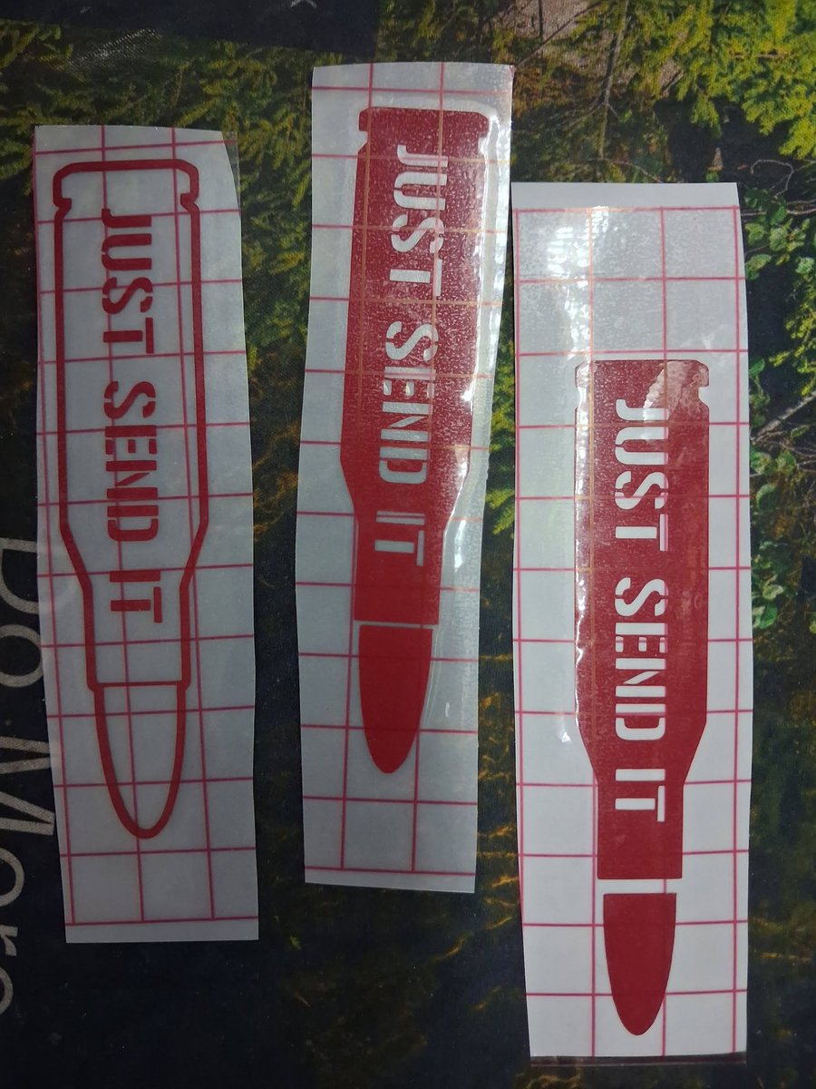 StunGod's tweet photo. $5 vinyl decal cut on a resurrected $20 thrift-store Cricut expression running firmware I wrote myself!  who needs a custom decal?

#vinyl #KillCric #customdecal #simiantactical #justsendit #grbl #freeexpression #cricut #jailbreak #customfw #firmware https://t.co/Z3SE3aumq4
