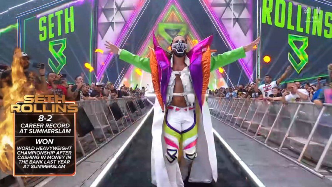 dashingxcody's tweet photo. CUNTY SETH ROLLINS, OH HOW I MISSED YOU!!!

#SummerSlam https://t.co/zDxZ3M1QK3
