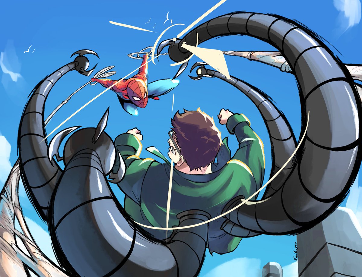 Sailor_Yon's tweet photo. Spectacular Spider-Man! (circa 2025) https://t.co/2Jh4xWDvpc