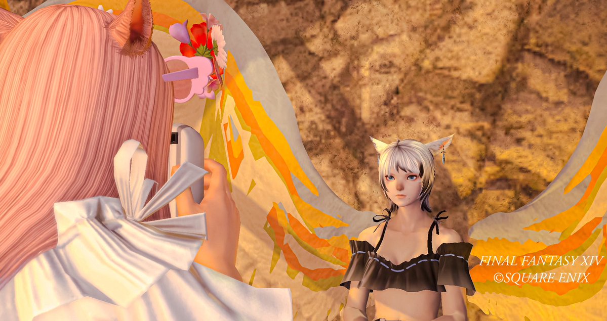 Re_r__'s tweet photo. フレンドさんとみこみこで夏を満喫してきました🏖️✨✨
#Studio_Kai #FF14SS https://t.co/AqQH2ITqFn