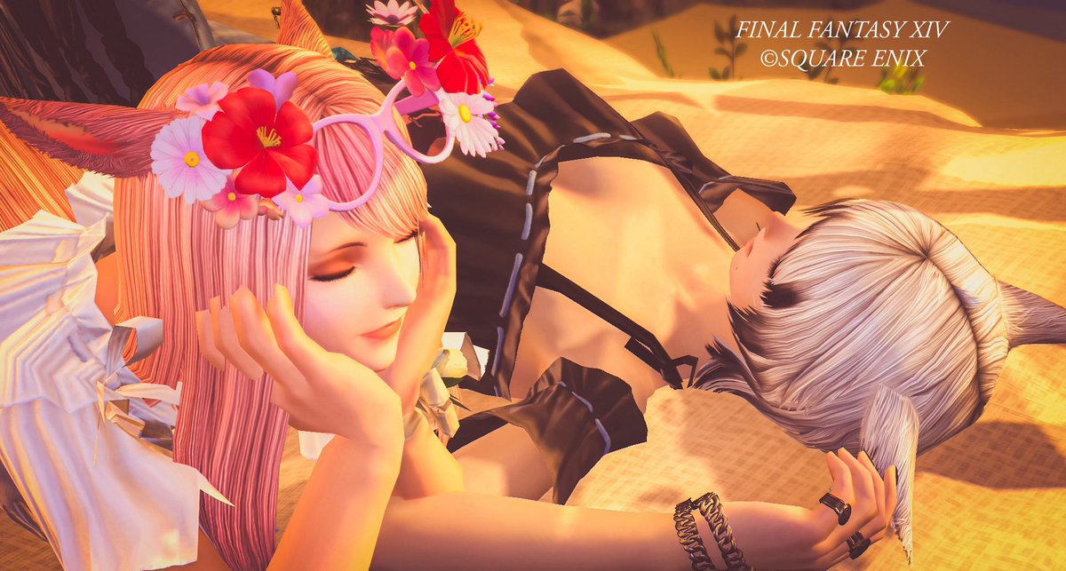 Re_r__'s tweet photo. フレンドさんとみこみこで夏を満喫してきました🏖️✨✨
#Studio_Kai #FF14SS https://t.co/AqQH2ITqFn