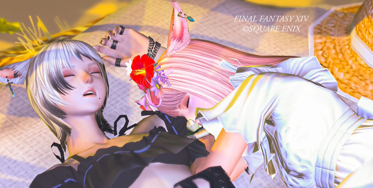 Re_r__'s tweet photo. フレンドさんとみこみこで夏を満喫してきました🏖️✨✨
#Studio_Kai #FF14SS https://t.co/AqQH2ITqFn