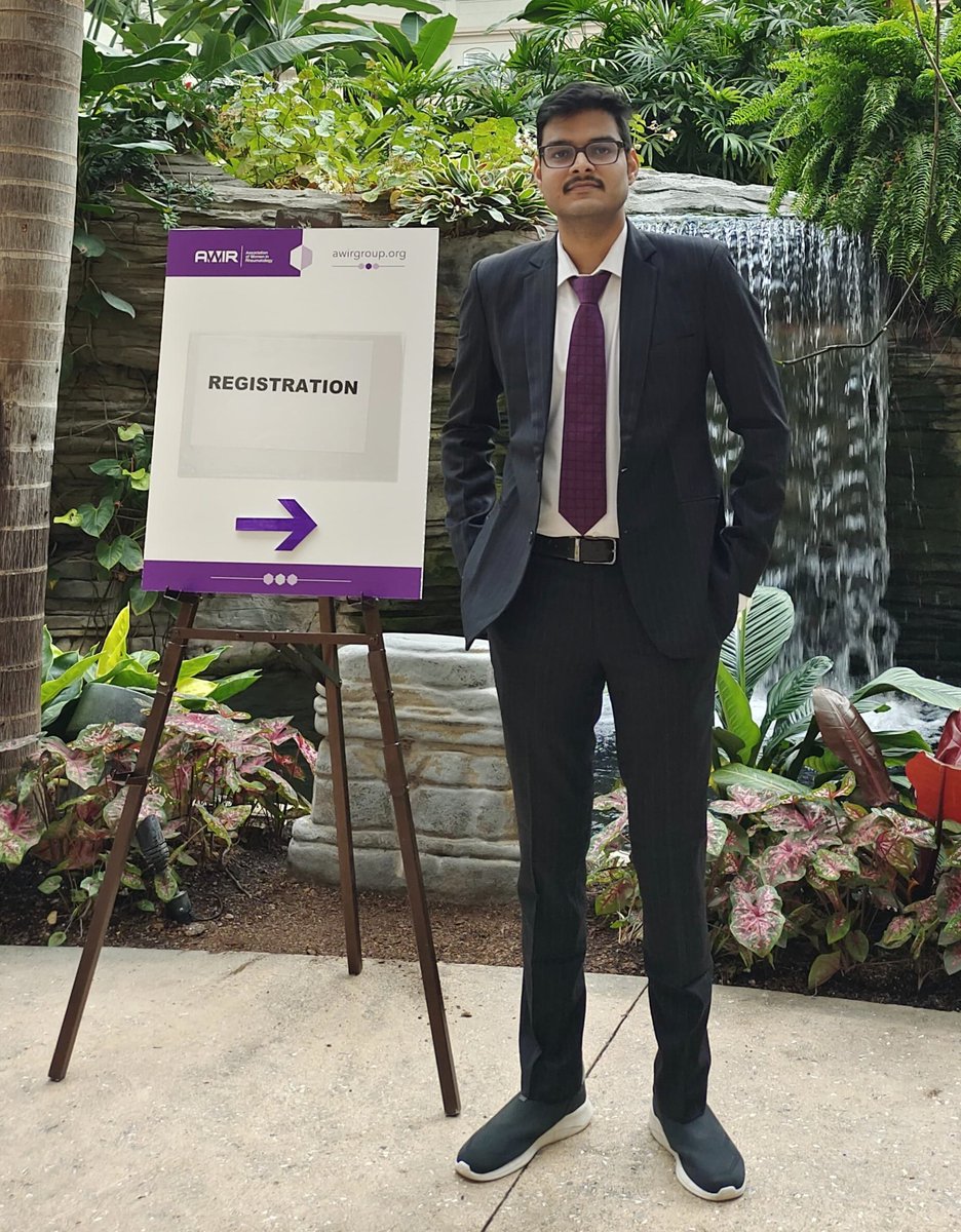charu_1808's tweet photo. Grateful to have attended #AWIR2026 @AWIRGROUP in Orlando, FL. It was an excellent learning experience and a great opportunity to learn from world-renowned leaders in #Rheumatology while staying up to date with the latest advances in the field. https://t.co/dCXDOXHNF6