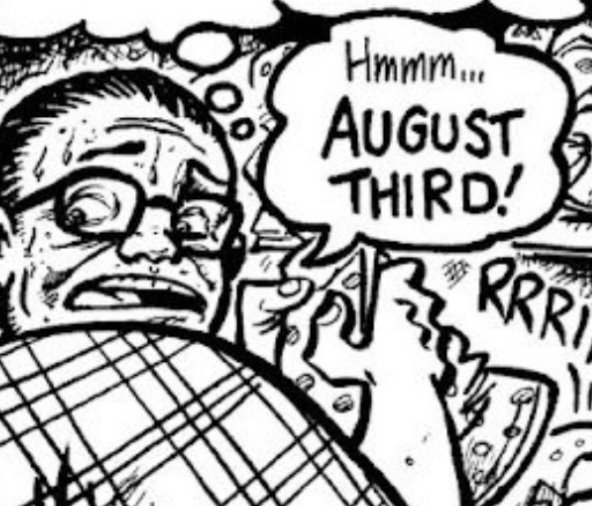 paradise4312's tweet photo. Hmmm.... AUGUST THIRD! https://t.co/cJxpIOmliZ