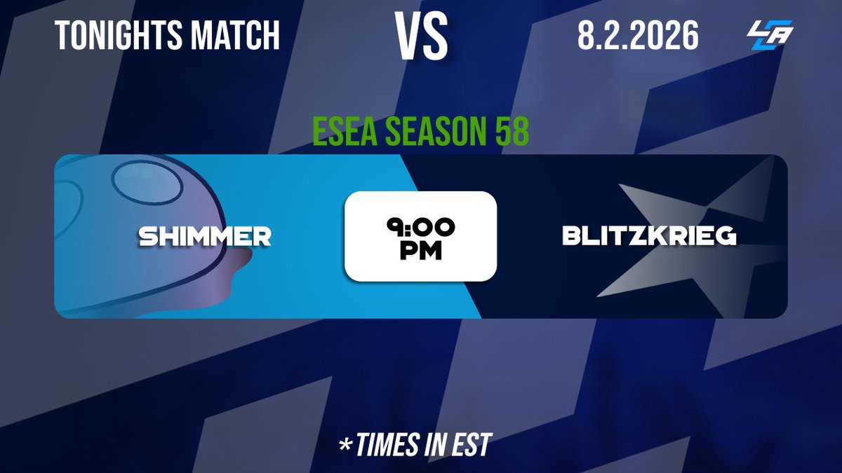 LCABroadcasting's tweet photo. 🚨 Tonight's Match Covered by LCA!🚨

⚔️@ShimmerCS2 VS Blitzkrieg
🎙️@PunchyyMP

🔗: https://t.co/BSUUmxTj74 https://t.co/ZfowLHpPn0