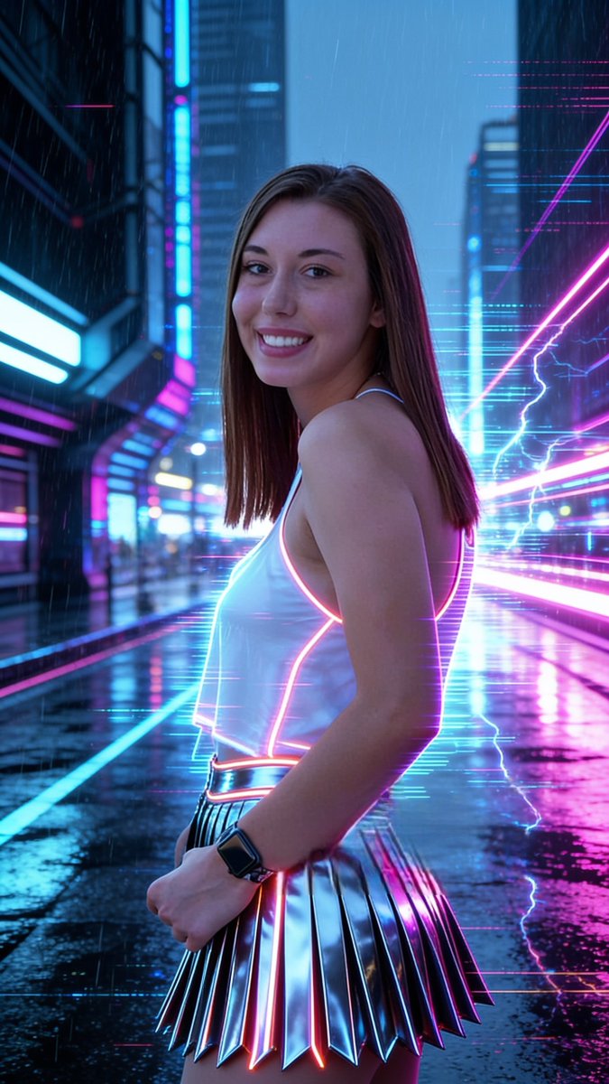loud8224's tweet photo. Just created this on @KomikoAI ✨ Loving how it turned out!

Prompt: [cyberpunk-style], pleated skirt

#AIart #AIAnime #Komiko https://t.co/C9D1zsqQ11