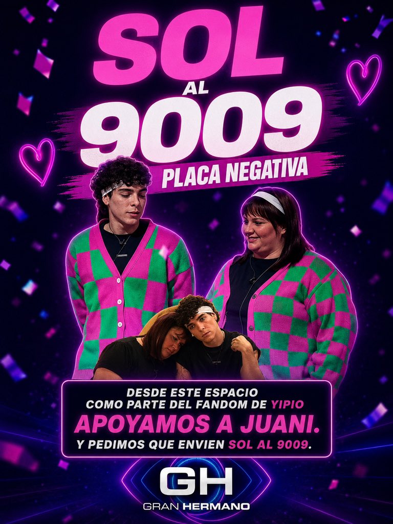 yipiofans's tweet photo. SOL AL 9009‼️‼️‼️
SIGAMOS VOTANDO, NO AL FRAUDE EN #GranHermano https://t.co/RwWhz0G318