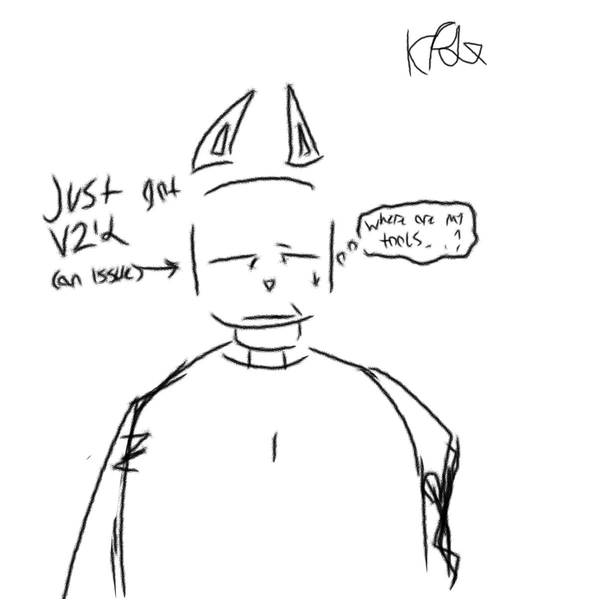 KickflipDx's tweet photo. HELLO MY TWITTERLINGS I COME WITH A FEAST

been drawing cube slightly differently, taller triangle ears + little nose lemme know what you think https://t.co/nmL5ACRJhN