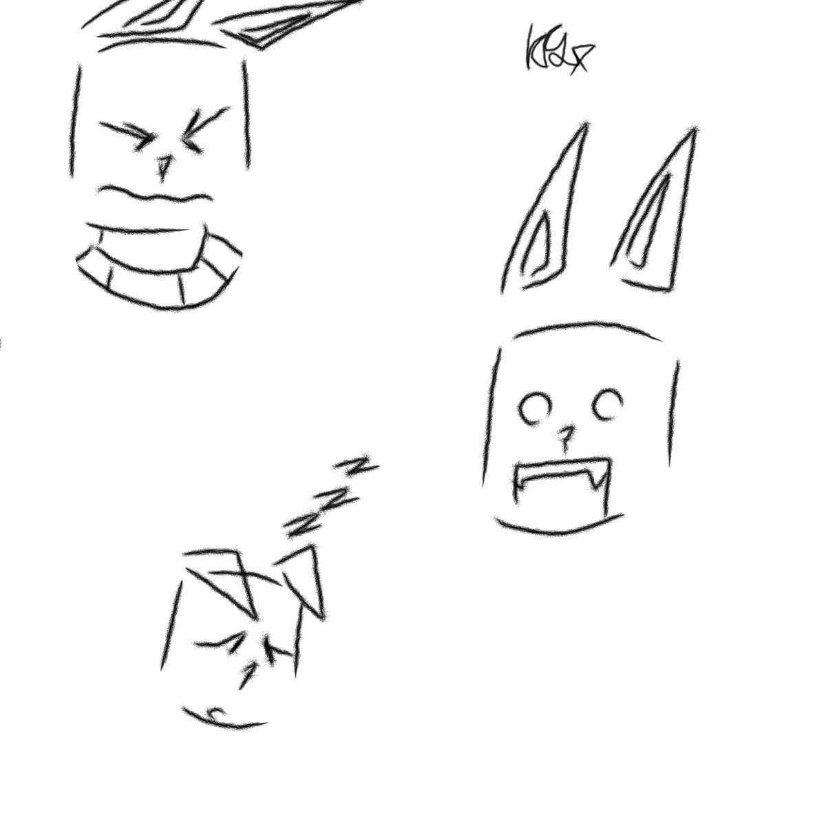 KickflipDx's tweet photo. HELLO MY TWITTERLINGS I COME WITH A FEAST

been drawing cube slightly differently, taller triangle ears + little nose lemme know what you think https://t.co/nmL5ACRJhN
